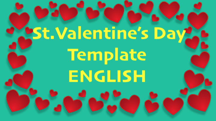 Valentine's Day English Template