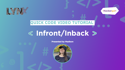 InFront / InBack Primitive