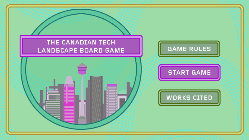 The Canadian Tech Landscape Board Game
